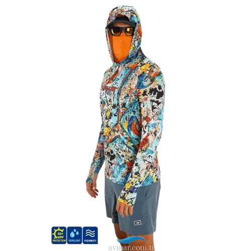 Fujin Rolla S26 Buff Hoodie Makai Orange