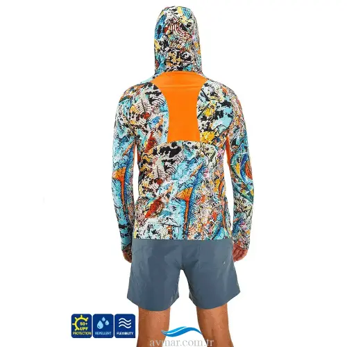 Fujin Rolla S26 Buff Hoodie Makai Orange - 3