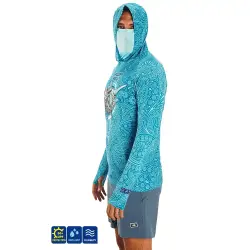 Fujin Rolla S26 Buff Hoodie Swordfish Mint - 1