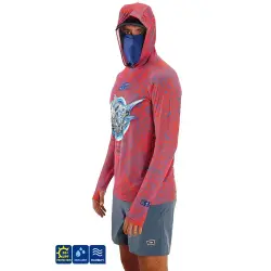 Fujin Rolla S26 Buff Hoodie Swordfish Red - 1