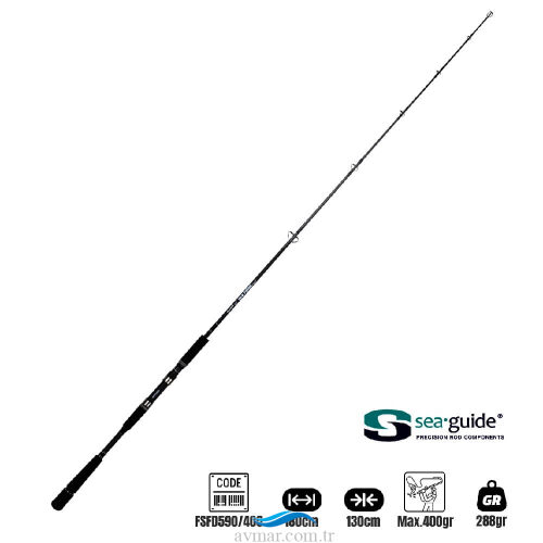 Fujin Sea Force Deep S 180cm Max 400gr Tekne Kamışı (1)