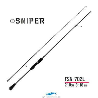 Fujin Sniper 210cm 3-18gr Light Spin Kamış - 1