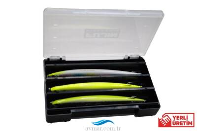 Fujin Tackle Box 210DS 21cm Çift Taraflı Maket Balık Kutusu - 3