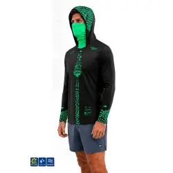 Fujin Valhalla Algea S26 Black Green - 1