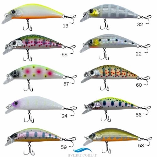 Kendo Chiko Minnow 50mm 5.2gr Sahte Balık