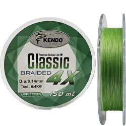 Kendo Classic 4X 150m Apple Green Örgü İp Misina - 2