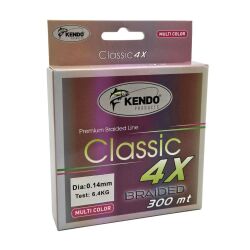 Kendo Classic 4X 300m Multicolor Örgü İp Misina - 1