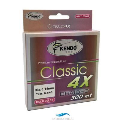 Kendo Classic 4X 300m Multicolor Örgü İp Misina - 1