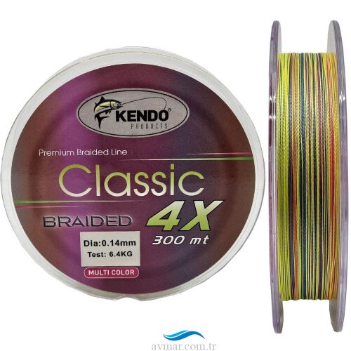 Kendo Classic 4X 300m Multicolor Örgü İp Misina (1)