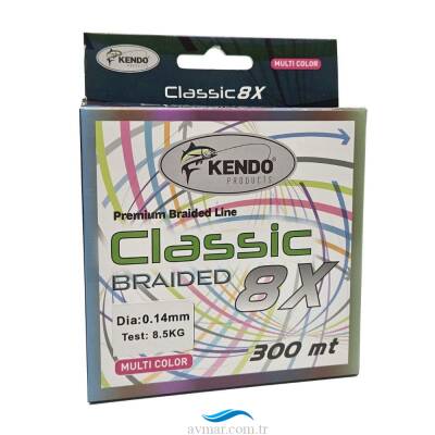 Kendo Classic 8X 300m Multicolor Örgü İp Misina - 1