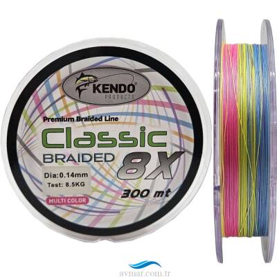 Kendo Classic 8X 300m Multicolor Örgü İp Misina - 2