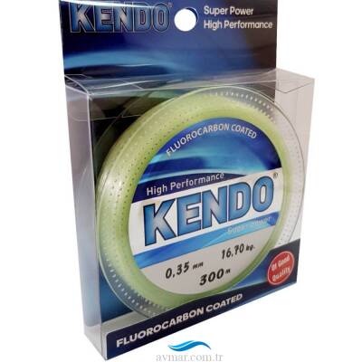 Kendo Premium FC Kaplama 300m Yeşil Misina - 1