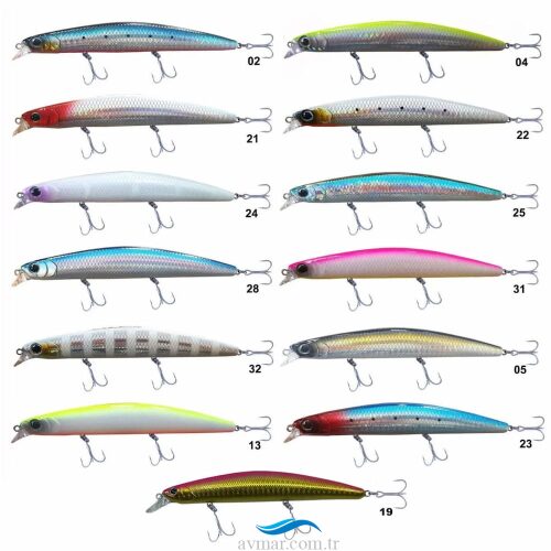 Kendo Seabass Minnow 125F 19gr Sahte Balık