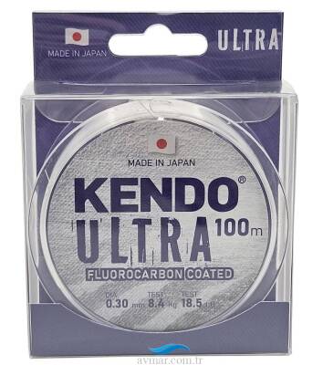 Kendo Ultra Fluorocarbon Coated 100m White Misina - 1