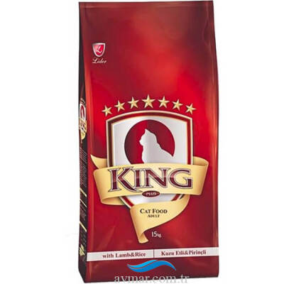 King Kedi Maması Kuzu Etli Pirinçli 15Kg - 1