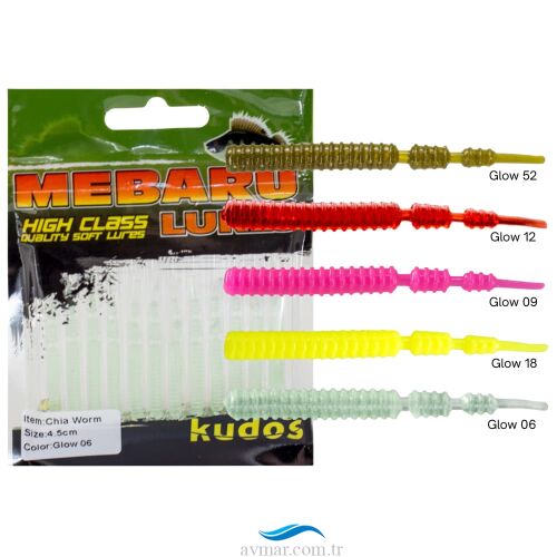 Kudos Chia Worm 4.5cm Silikon Yem