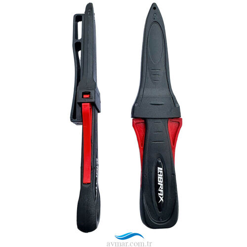 Labrax Falcon Kakıçlı Dalış Bıçağı Siyah