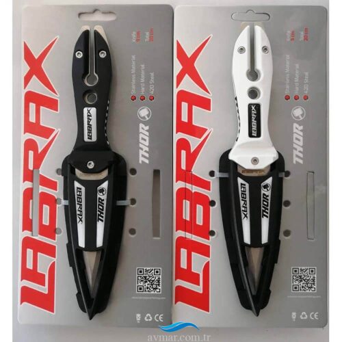 Labrax Thor Kakıçlı Dalış Bıçağı Beyaz (1)