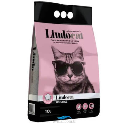 Lindocat 10Lt İnce Taneli Kedi Kumu Baby Powder - 1