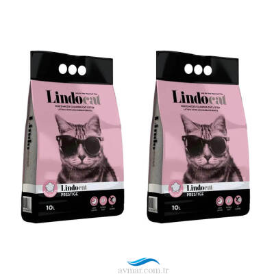 Lindocat 10Lt Kedi Kumu Baby Powder 2 Adet - 1