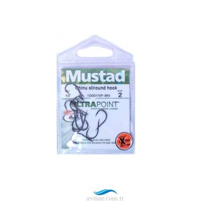 Mustad 10001NPBN 10lu Olta İğnesi - 1