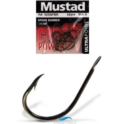 Mustad 505NPBR Bronz 10lu Olta İğnesi - 1