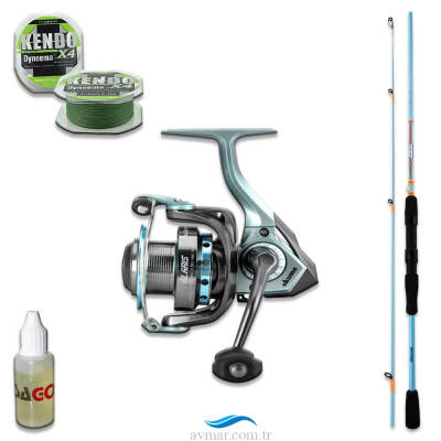 Okuma Alaris 30+Fuel 244cm 15-40gr Atarlı Spin Seti - 1