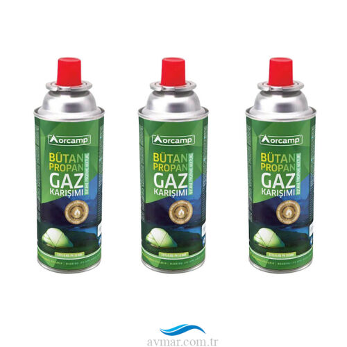 Orcamp 227 Gram Valfli Gaz Ocak Kartuşu 3 Adet