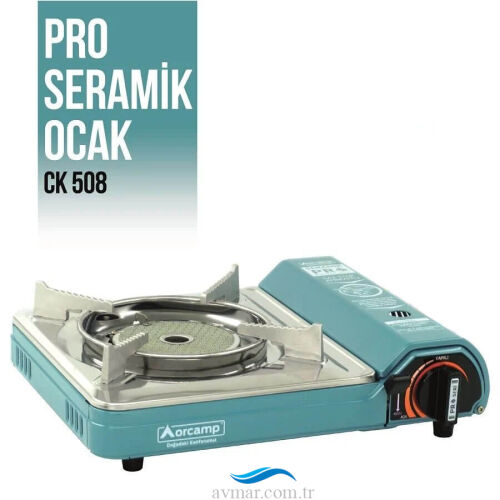 Orcamp Tekli Seramik Pro Portatif Ocak Mavi