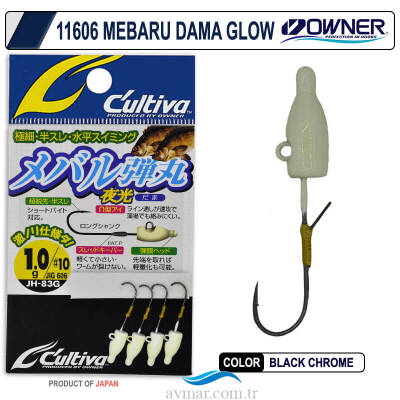 Owner 11606 Cultiva Lrf Jig Head Fosforlu - 1