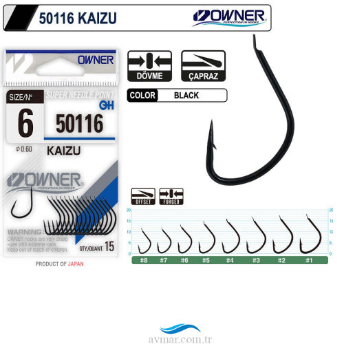 Owner 50116 Kaizu Olta İğnesi