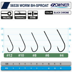 Owner 56538 Worm Bh Sproat İğne - 2