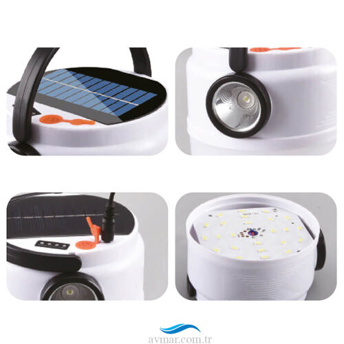 Panther PT-2021 Usb Şarjlı Solar Kamp Lambası (1)