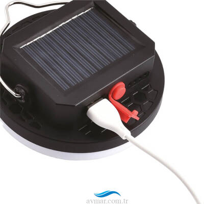 Panther PT-2028 Usb Şarjlı Solar Kamp Lambası - 3