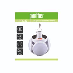 Panther PT-2029 Şarjlı Solar Kamp Lambası - 3