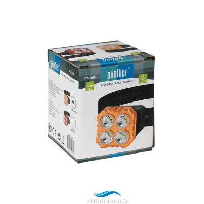 Panther PT-5208 Usb Şarjlı Kafa Lambası - 3