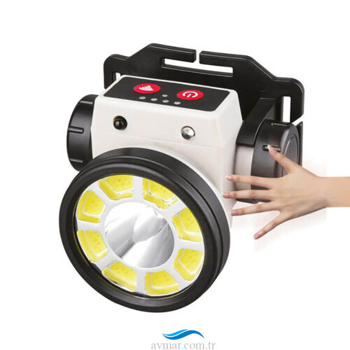 Panther PT-5404  Usb Şarjlı Kafa Lambası Sensörlü