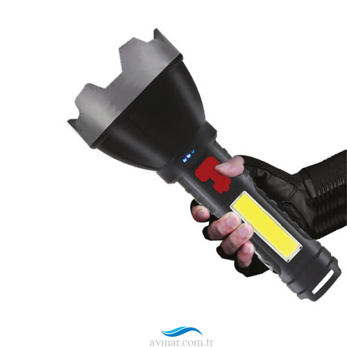 Panther PT-6105 Usb Şarjlı  El Feneri (1)