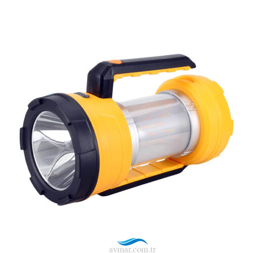 Panther Pt-6211 Usb Şarjlı Solar El Feneri