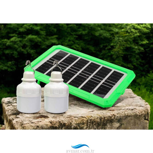 Panther Pt-S600 Şarjlı Solar Kamp Seti