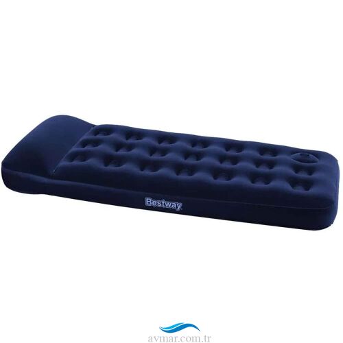 Bestway Pavillo 67223 Jr Twin 185x76x28cm Pompalı Mavi Şişme Yatak