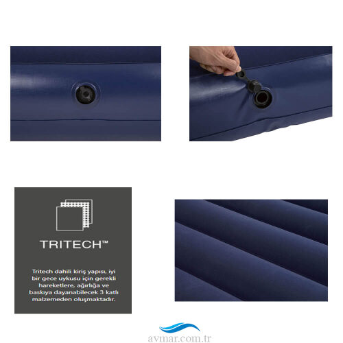 Pavillo 67680 Ttitech Twin 185*99*30cm Şişme Yatak (1)