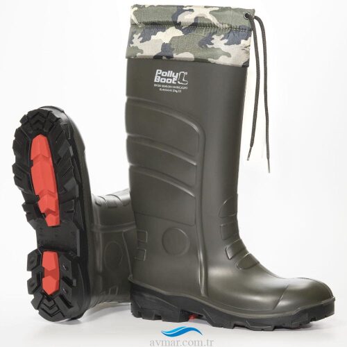 Polly Boot Galaxy Vega Koyu Haki Boğazlı Çizme