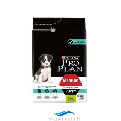 Proplan Puppy Medium Kuzu Etli Yavru Köpek Maması 3kg - 1