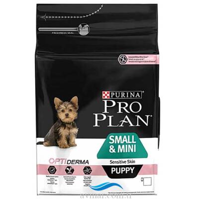 Proplan Puppy Small Sensitive Somonlu Yavru Köpek Maması 3kg - 1