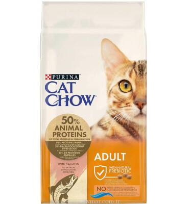 Purina Cat Chow Adult Somonlu Yetişkin Kedi Maması 15Kg - 1