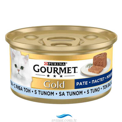 Purina Gourmet Gold Kıyılmış Ton Balıklı Yaş Mama 85gr - 1