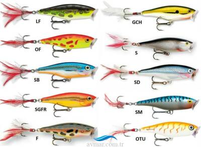 Rapala Skitter Pop Saltwater 12cm 40g Suni Yem - 4