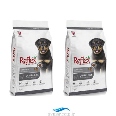 Reflex Puppy Kuzu Etli Yavru Köpek Maması 3kg+3kg - 1