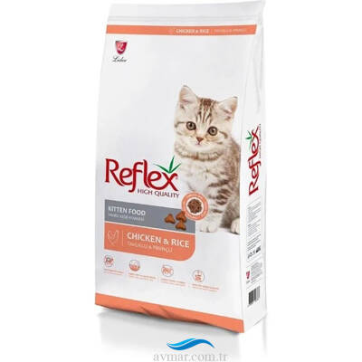 Reflex Yavru Kedi Maması Tavuk Etli 15+1 Kg - 1